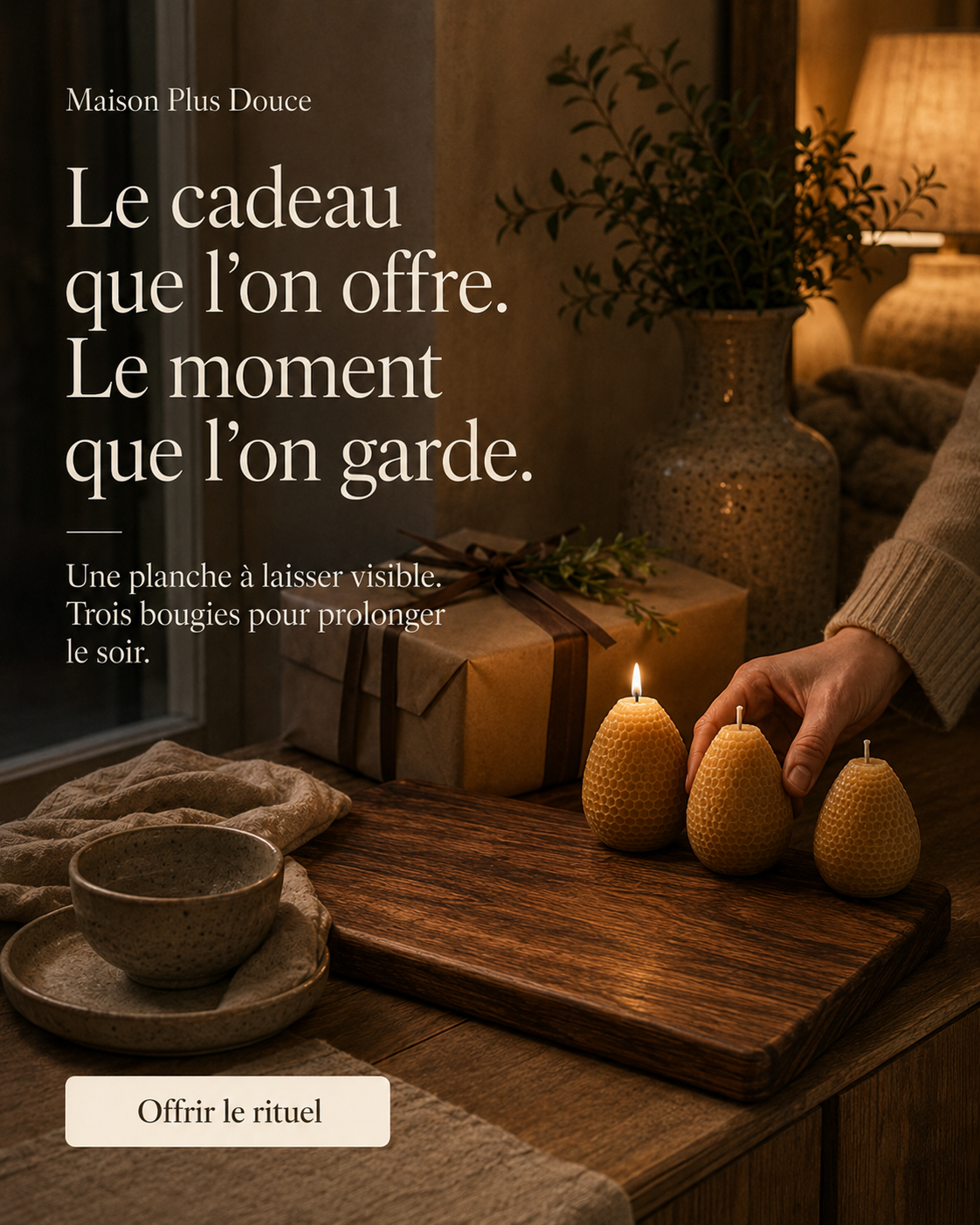 La Table Douce — idée cadeau autour du bois et de la lumière